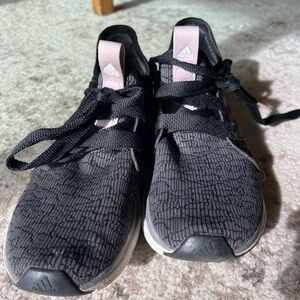 Adidas Black and Pink Sneakers